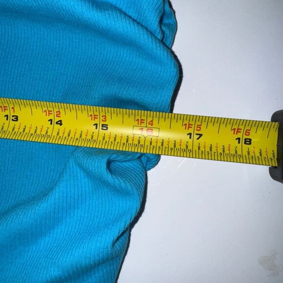 A New Day Bright Blue Ribbed Midi Dress | Medium | New with Tags - Picture 10 of 11